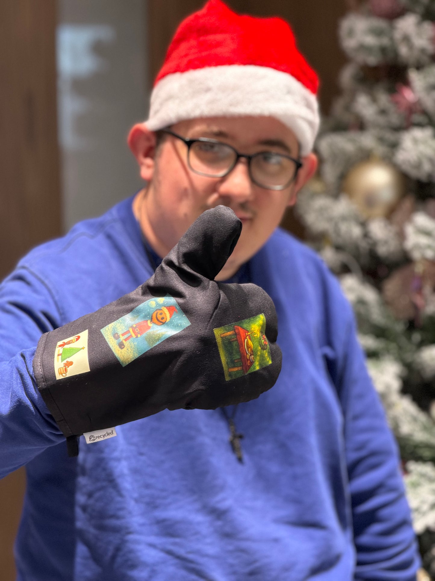 Χριστουγεννιάτικα γάντια κουζίνας