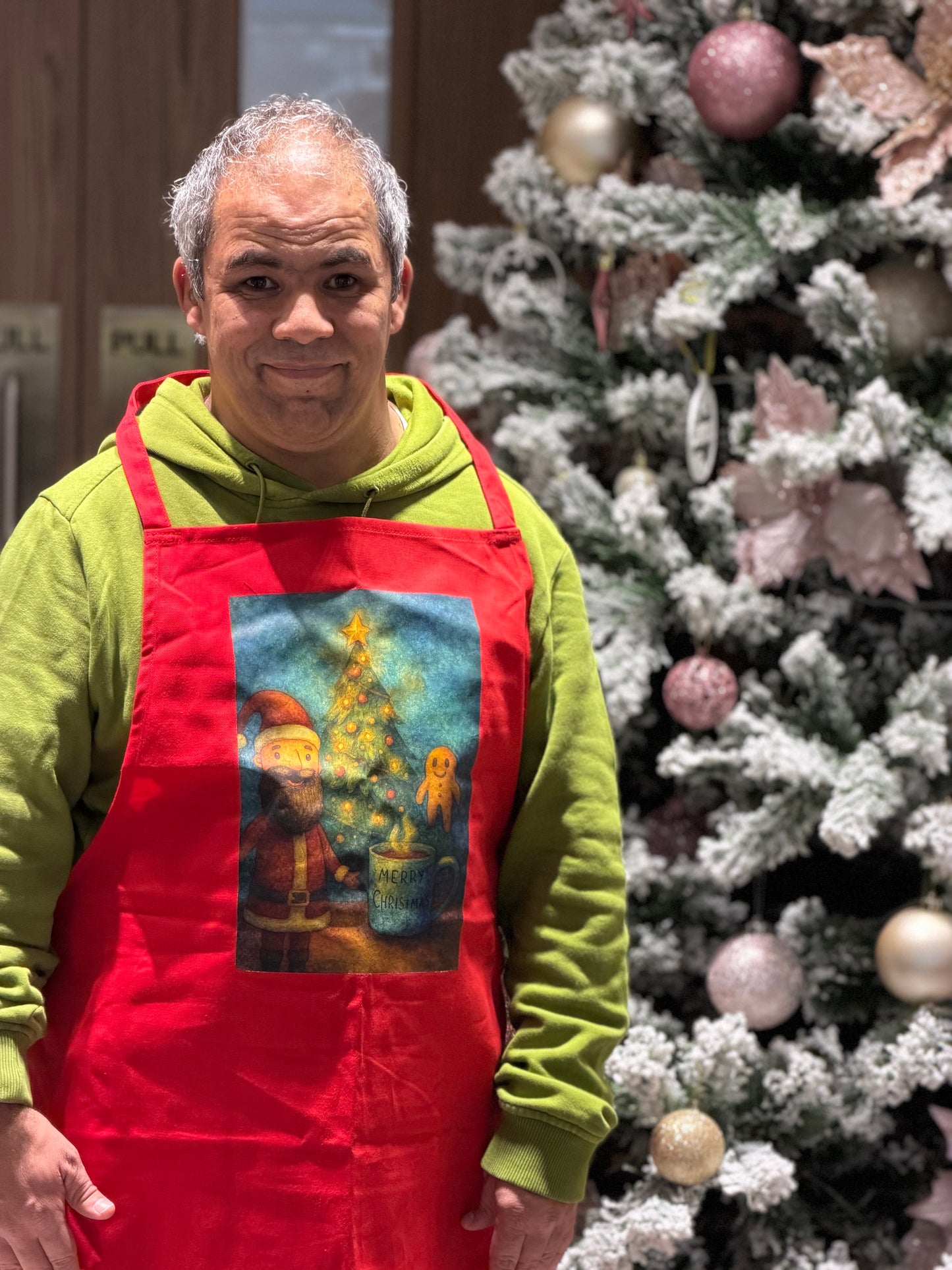 Χριστουγεννιάτικη ποδιά μαγειρικής