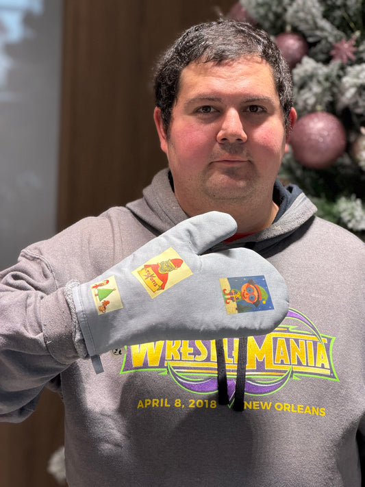 Χριστουγεννιάτικα γάντια κουζίνας