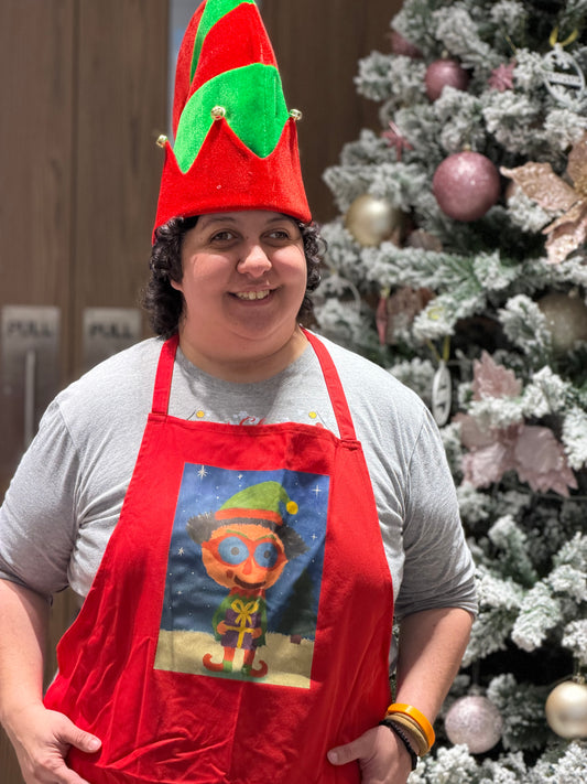 Χριστουγεννιάτικη ποδιά μαγειρικής