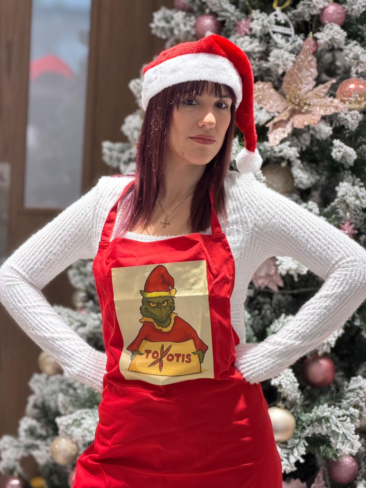 Χριστουγεννιάτικη ποδιά μαγειρικής