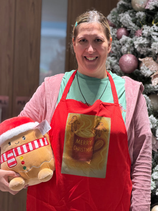 Χριστουγεννιάτικη ποδιά μαγειρικής