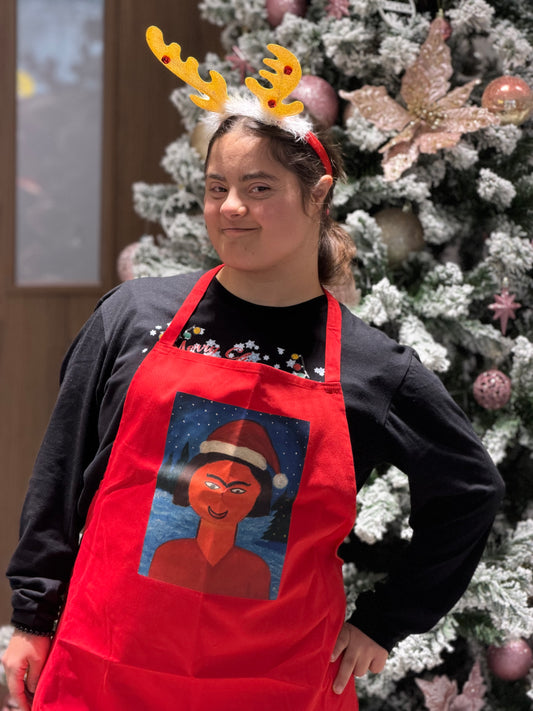 Χριστουγεννιάτικη ποδιά μαγειρικής